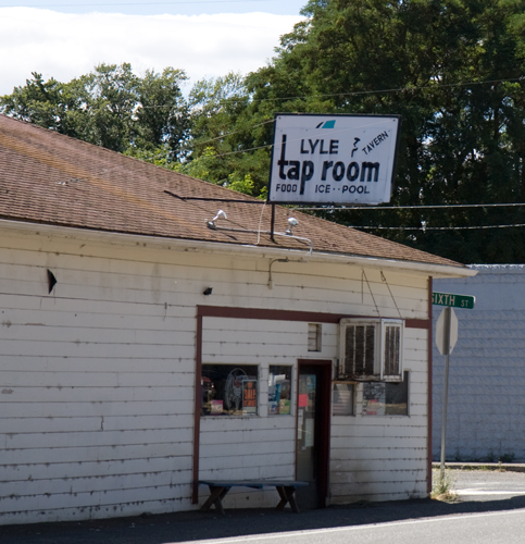 you can even get a cold one here in Lyle